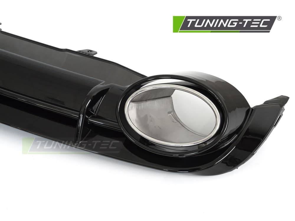 Difúzor Audi A6 C7 11-14 Twin Outlet Glossy Black Sport Style – náhľad 4