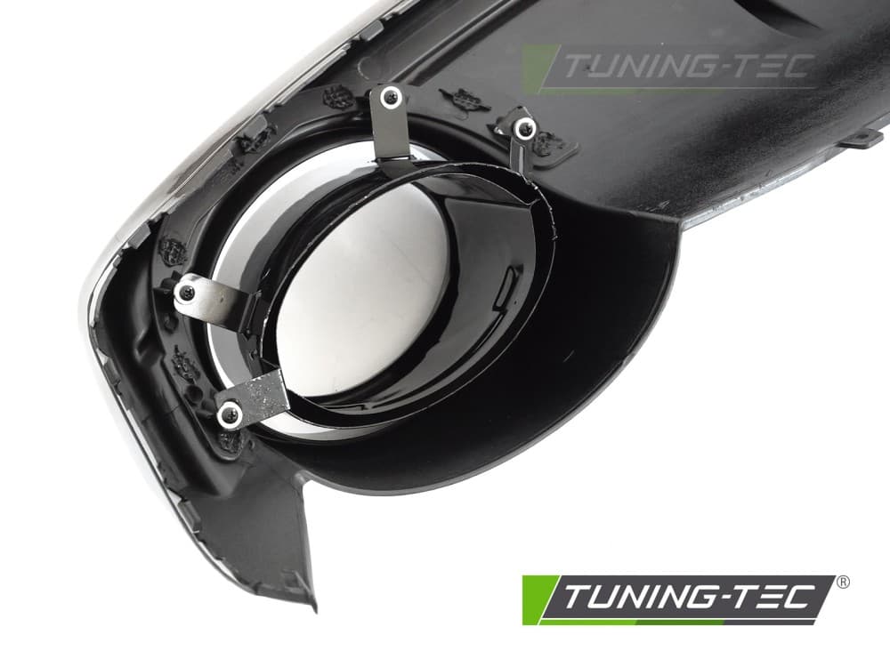 Difúzor Audi A7 C7 10-14 Twin Outlet Glossy Black s LED brzdovým svetlom Sport Style – náhľad 3