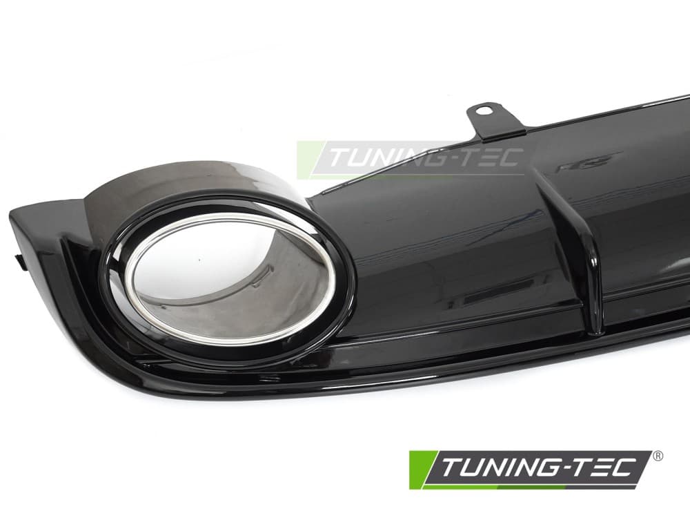 Difúzor Audi A7 C7 10-14 Twin Outlet Sport Style Glossy Black – náhľad 3