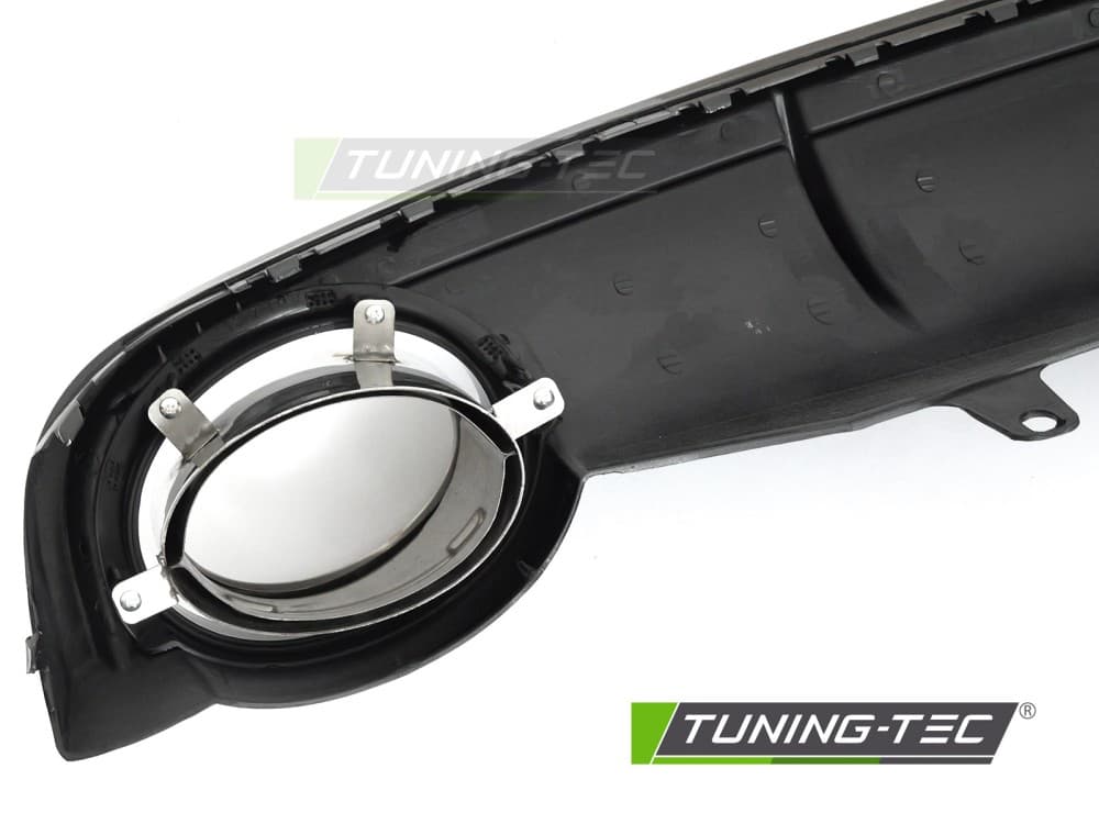 Difúzor Audi A7 C7 10-14 Twin Outlet Sport Style Glossy Black – náhľad 4