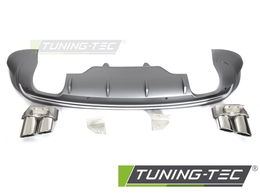 Difúzor Audi Q5 8R 08-12 Twin Outlet PDC Silver Sport S Style – náhľad 2