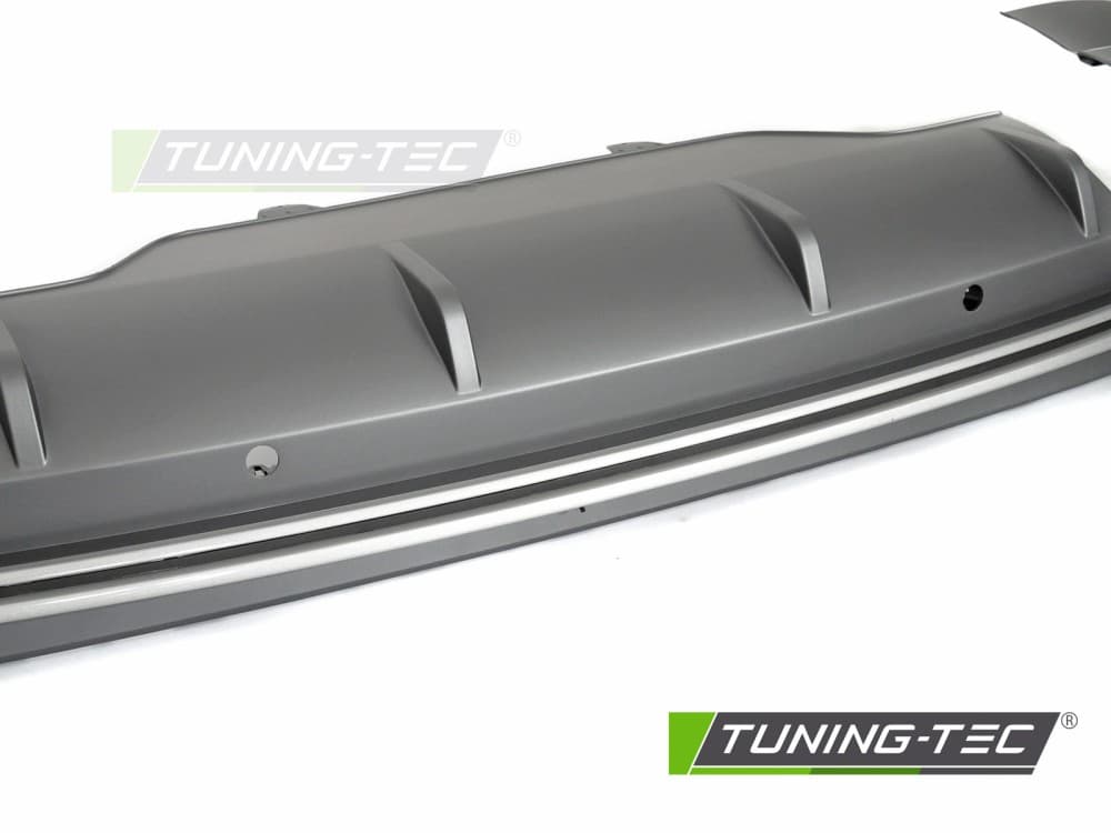Difúzor Audi Q5 8R 08-12 Twin Outlet PDC Silver Sport S Style – náhľad 4