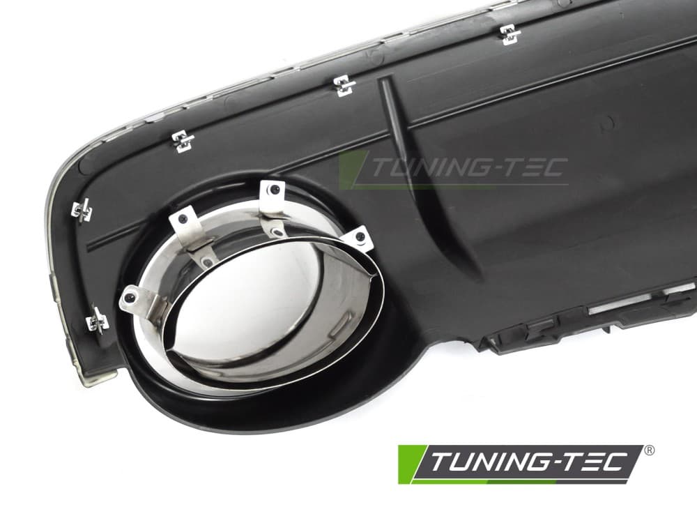 Difúzor zadného nárazníka Audi Q7 4M 15-19 Sport Style Black s dvojitým výfukom – náhľad 3