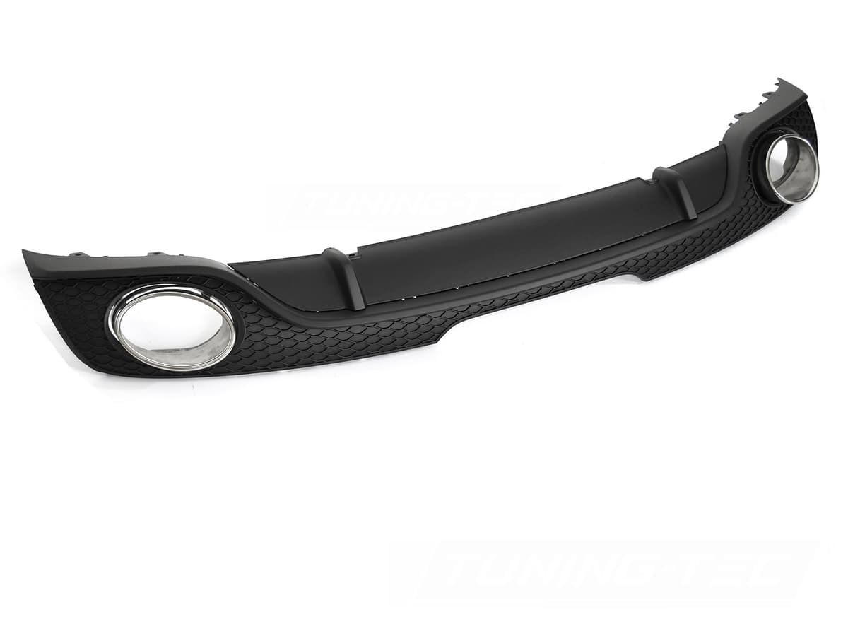 Difúzor Audi TT 8J 06-14 Twin Outlet Matt Black Sport Style
