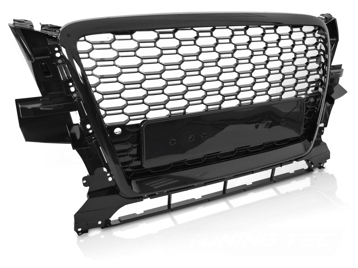 Predná maska Audi Q5 08-12 Sport Glossy Black - C4
