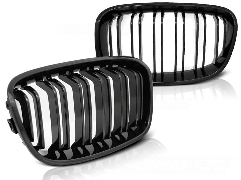 Predná maska BMW F20/F21 11-14 Double Bar Glossy Black