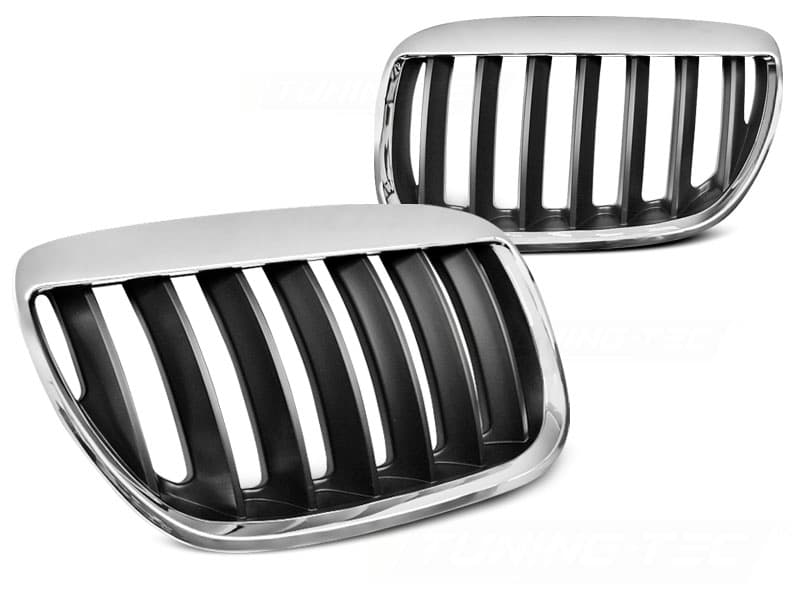Predná maska BMW X5 E53 04-06 Black Chrome