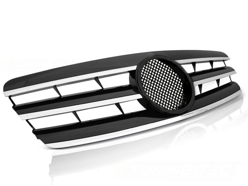 Predná maska Mercedes W203 00-07 CL Style Black Chrome