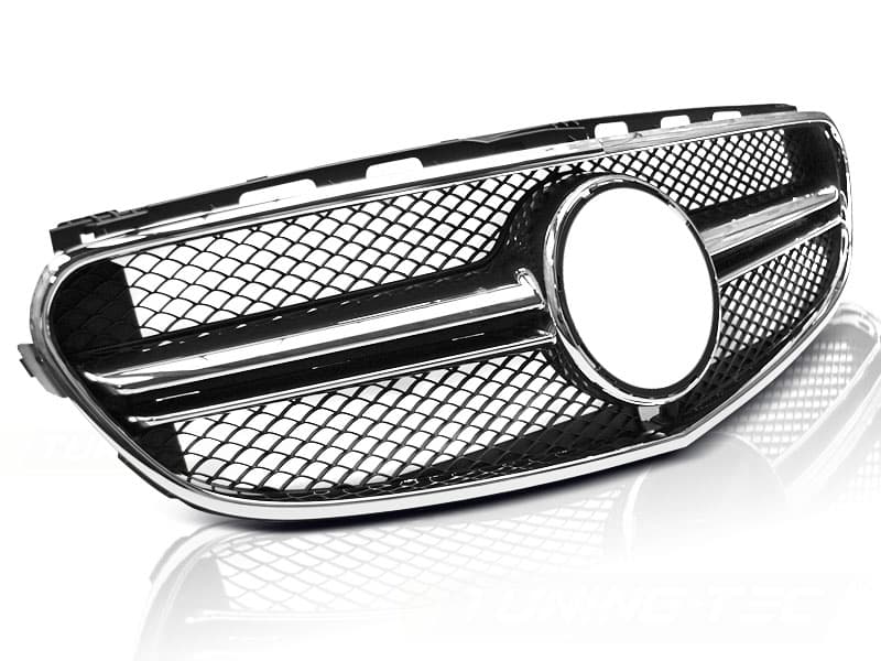 Predná maska Mercedes W212 13-16 Black Chrome