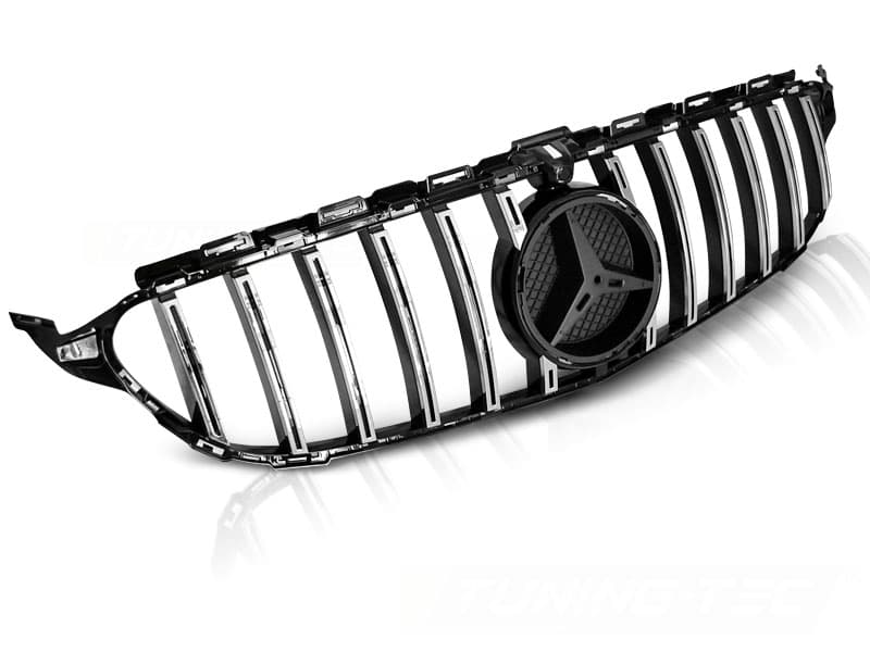 Predná maska Mercedes W205 14-18 GT Glossy Black Chrome