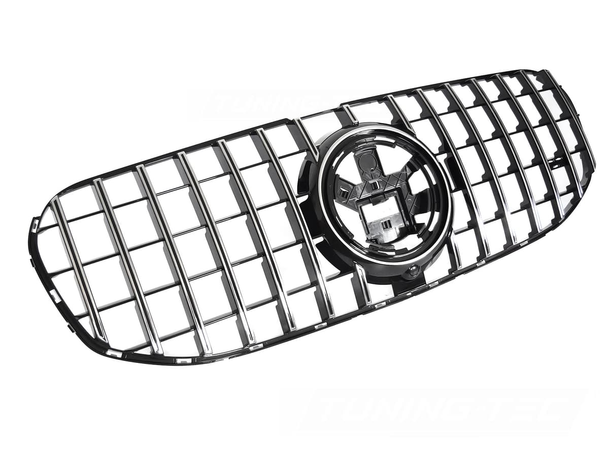 Predná maska Mercedes GLS X167 19-23 GT Style Black Chrome