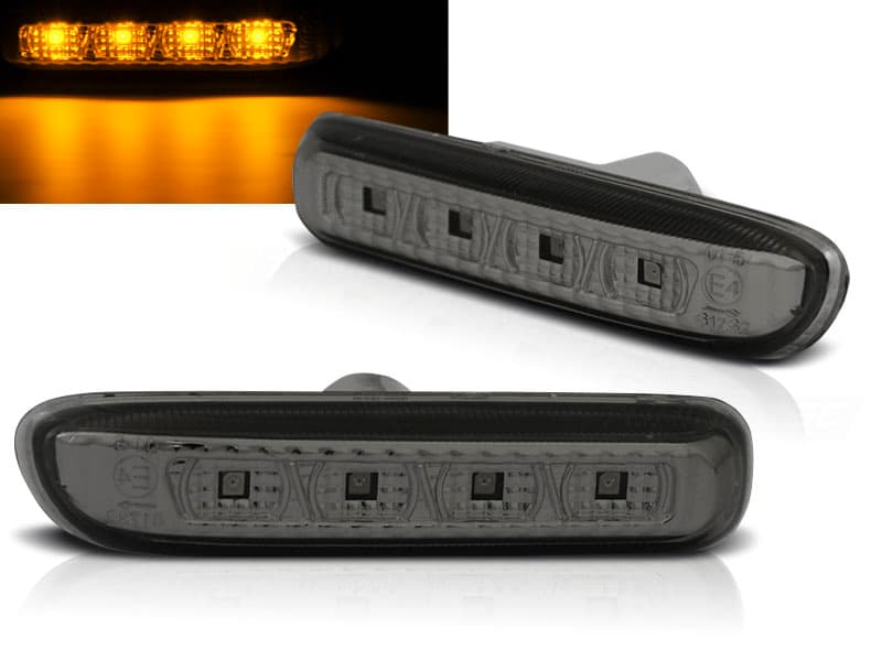 Bočné smerovky BMW E46 LED Smoke