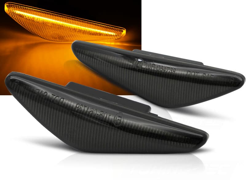 Bočné smerovky BMW E46 Coupe 03-06 LED Smoke