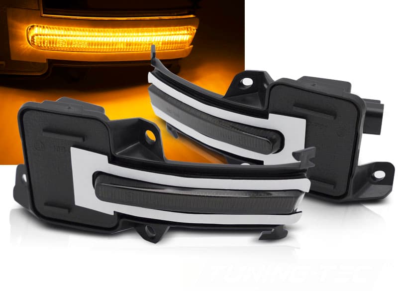 Smerovky do zrkadiel Honda Civic 10 LED Dynamic Smoke