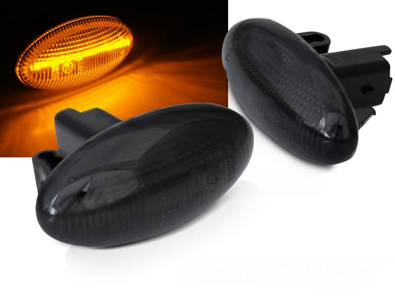 Bočné smerovky 107 206 307 C1 C2 C3 C4 LED Dynamic Smoke