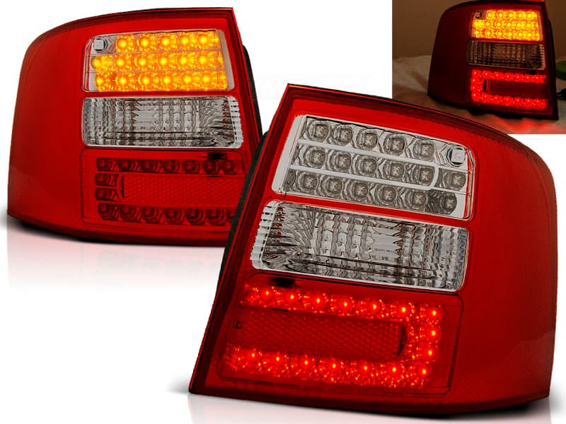 Zadné svetlá Audi A6 97-04 Avant LED Red White