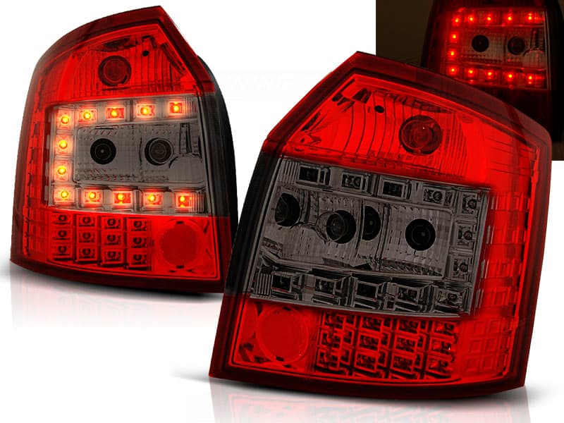 Zadné svetlá Audi A4 Avant 00-04 LED Red Smoke