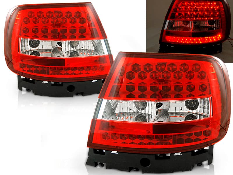 Zadné svetlá Audi A4 95-00 LED Red White - 47