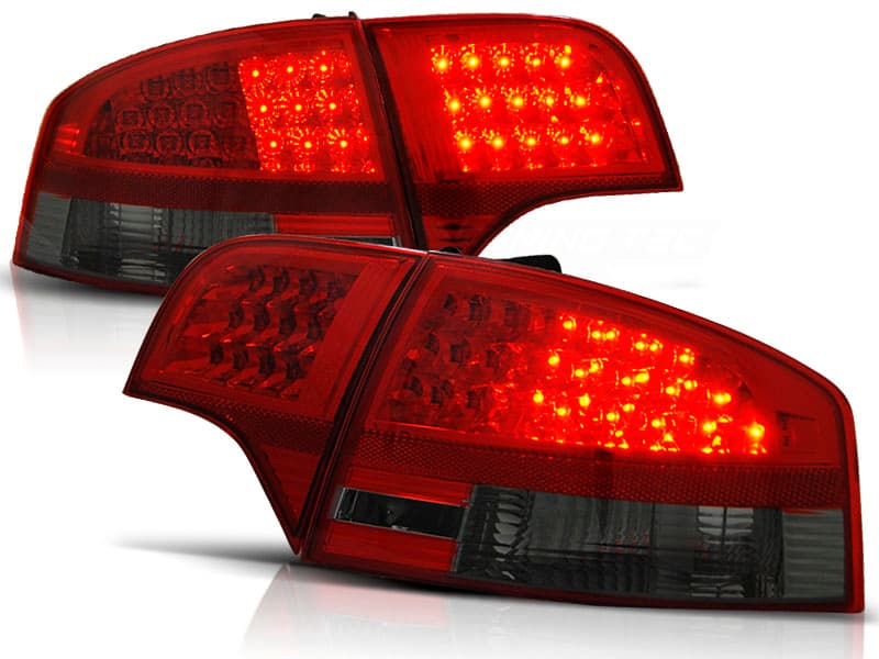 Zadné svetlá Audi A4 B7 04-08 Sedan Red Smoke