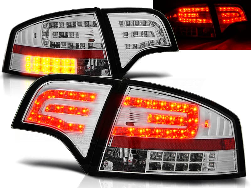 Zadné svetlá Audi A4 B7 04-08 LED Chrome
