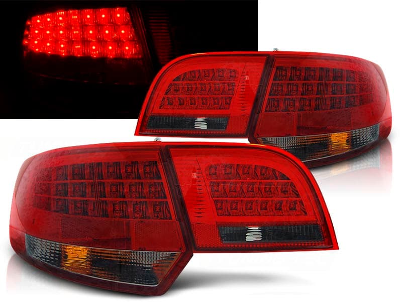 Zadné svetlá Audi A3 8P 04-08 Sportback Red Smoke