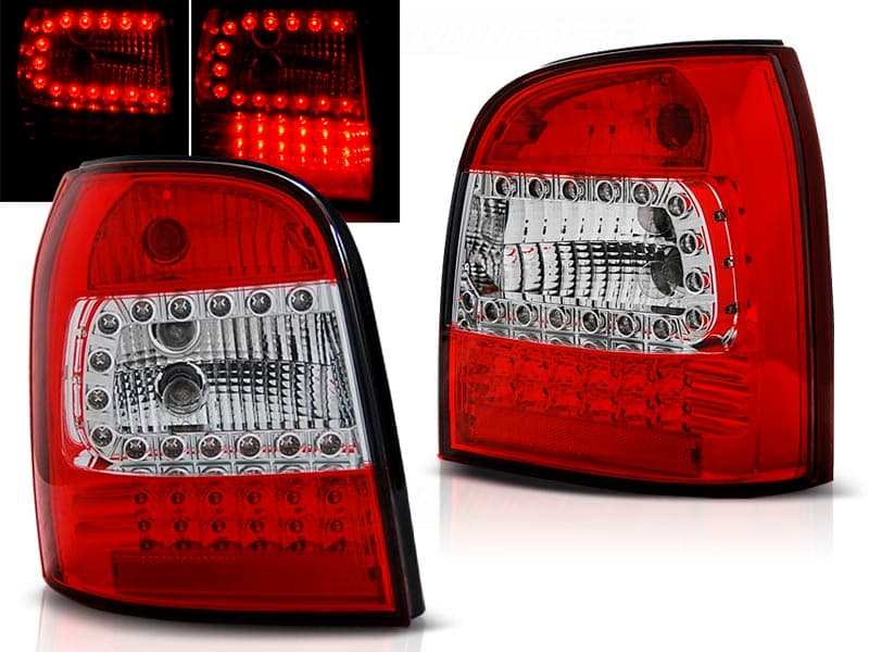 Zadné svetlá Audi A4 94-00 Avant LED Red White