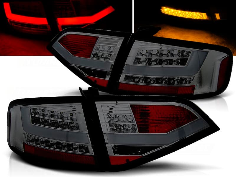 Zadné svetlá Audi A4 B8 08-11 LED BAR Smoke
