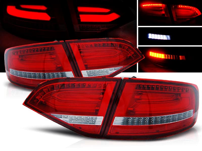 Zadné svetlá Audi A4 B8 08-11 Avant LED Red White