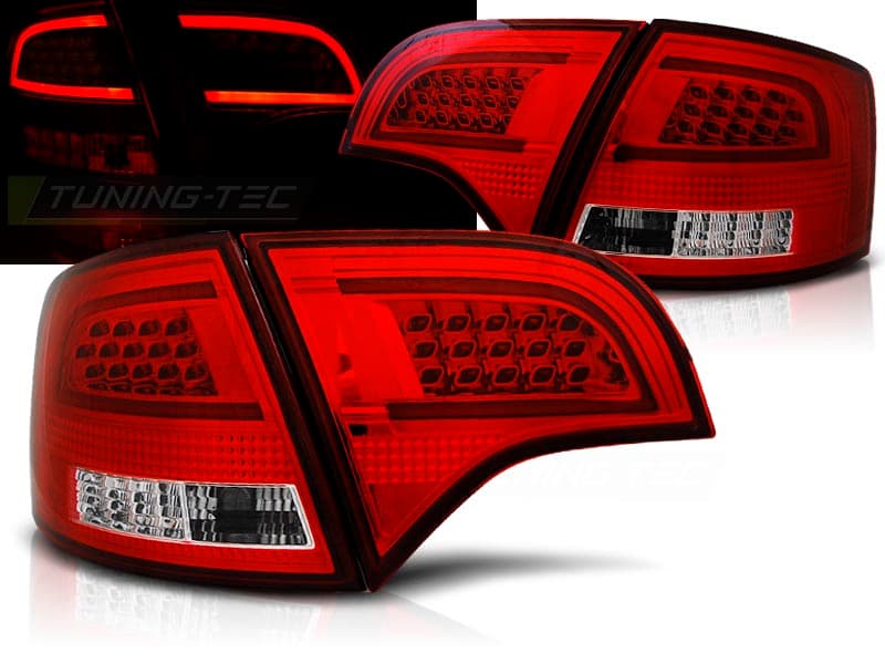 Zadné svetlá Audi A4 B7 04-08 Avant LED BAR Red White