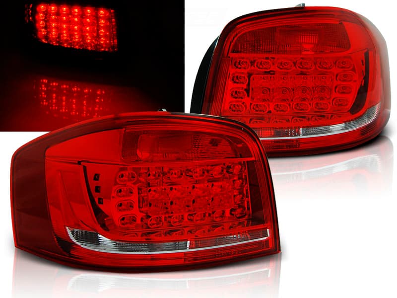 Zadné svetlá Audi A3 8P 08-12 LED Red White