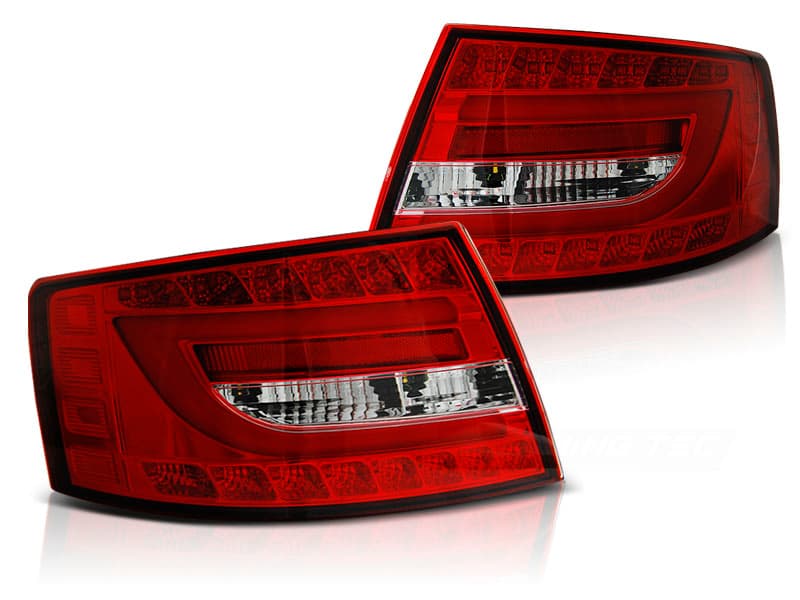 Zadné svetlá Audi A6 C6 04-08 7-PIN LED Red White