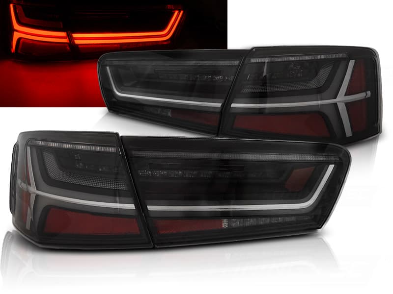 Zadné svetlá Audi A6 C7 11-14 Sedan LED BAR Dynamic Smoke
