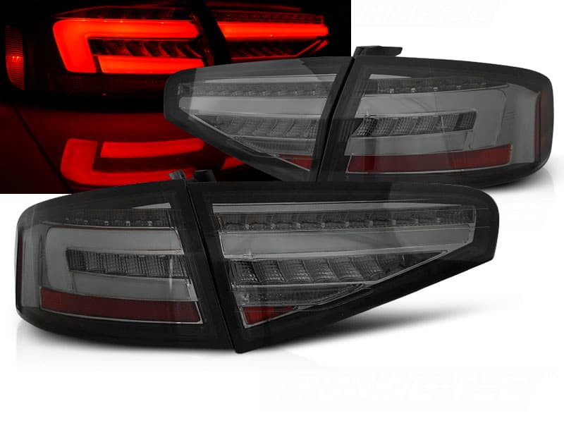 Zadné svetlá Audi A4 B8 12-15 Sedan Bulb Dynamic Smoke