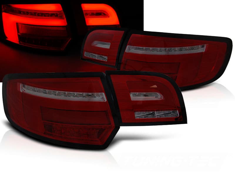 Zadné svetlá Audi A3 8P 5D Sportback LED Red Smoke