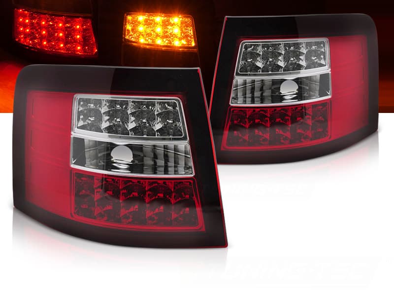 Zadné svetlá Audi A6 C5 Avant 97-04 LED Red White