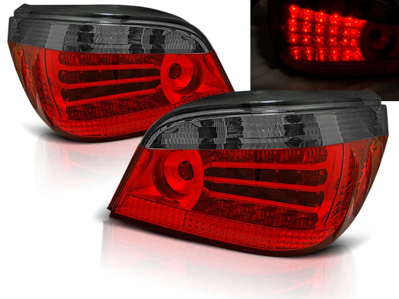 Zadné svetlá BMW E60 03-07 Red LED Smoke