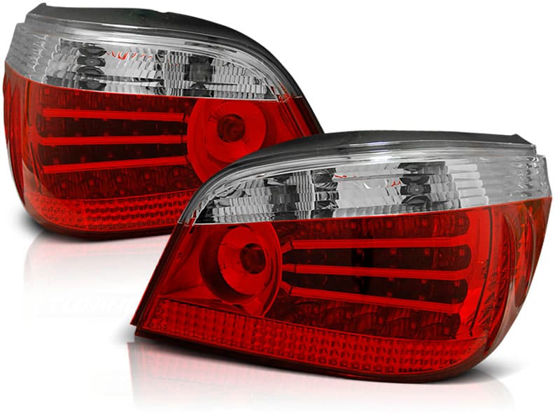 Zadné svetlá BMW E60 03-07 LED Clear Red