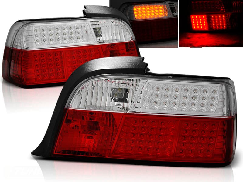Zadné svetlá BMW E36 Coupe Cabrio LED Red White