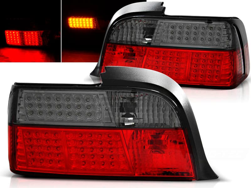 Zadné svetlá BMW E36 Coupe Cabrio LED Red Smoke