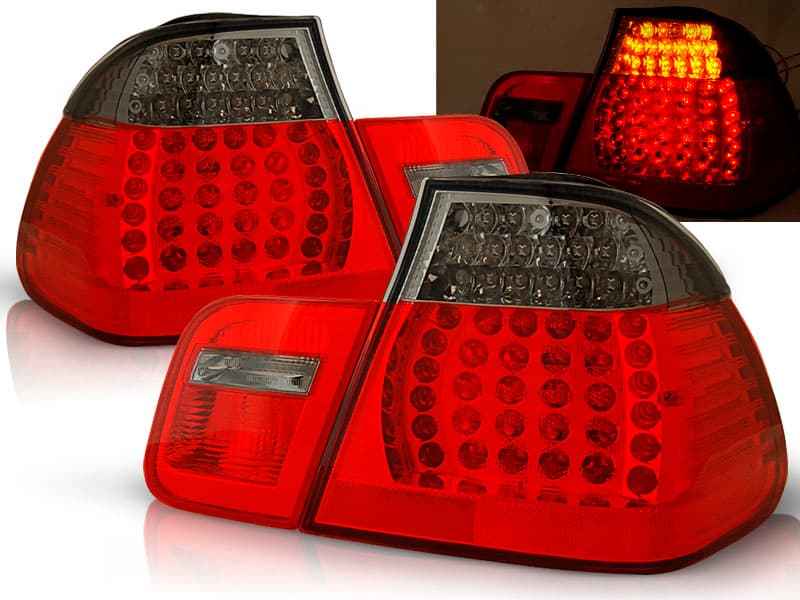 Zadné svetlá BMW E46 Sedan 98-01 LED Red Smoke