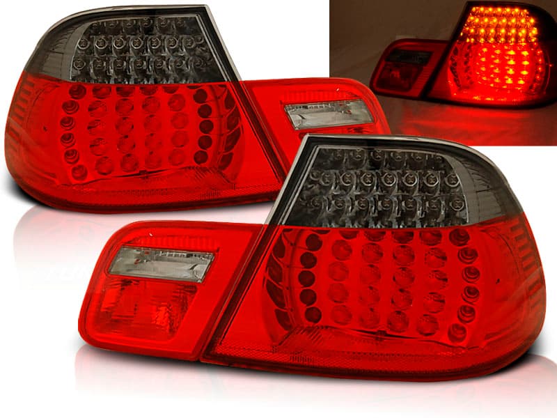 Zadné svetlá BMW E46 Coupe 99-03 Red LED Smoke