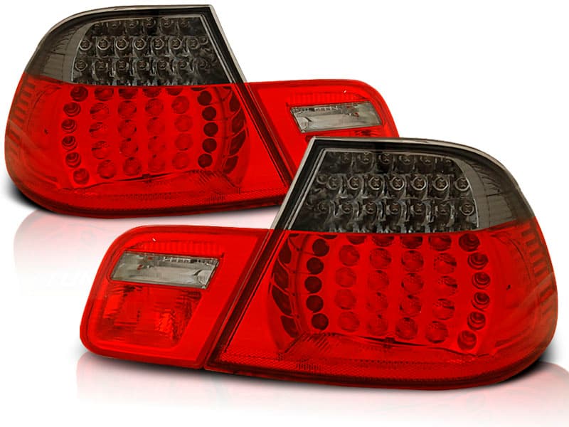 Zadné svetlá BMW E46 Cabrio 99-03 Red LED Smoke