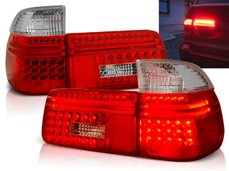 Zadné svetlá BMW E39 Touring 97-00 LED Red White