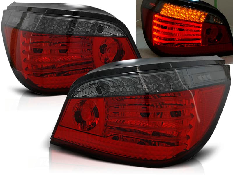 Zadné svetlá BMW E60 03-07 LED Red Smoke - 63