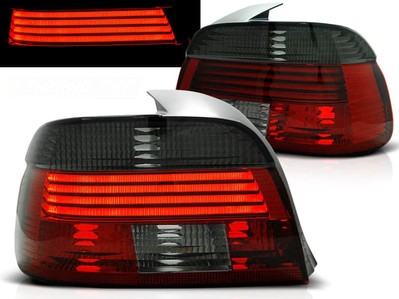 Zadné svetlá BMW E39 Sedan 00-03 LED Red Smoke