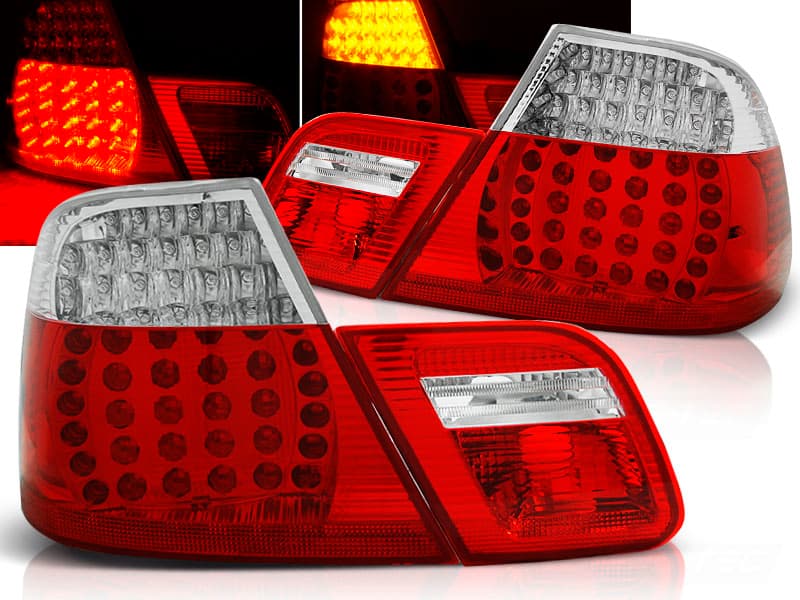 Zadné svetlá BMW E46 Coupe 99-03 LED Red White