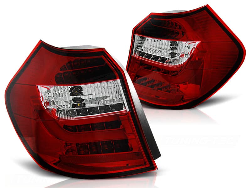 Zadné svetlá BMW E81/E87 07-11 LED BAR Red White