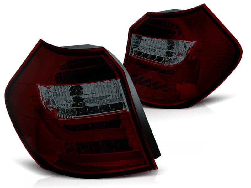 Zadné svetlá BMW E81/E87 07-11 LED BAR Red Smoke