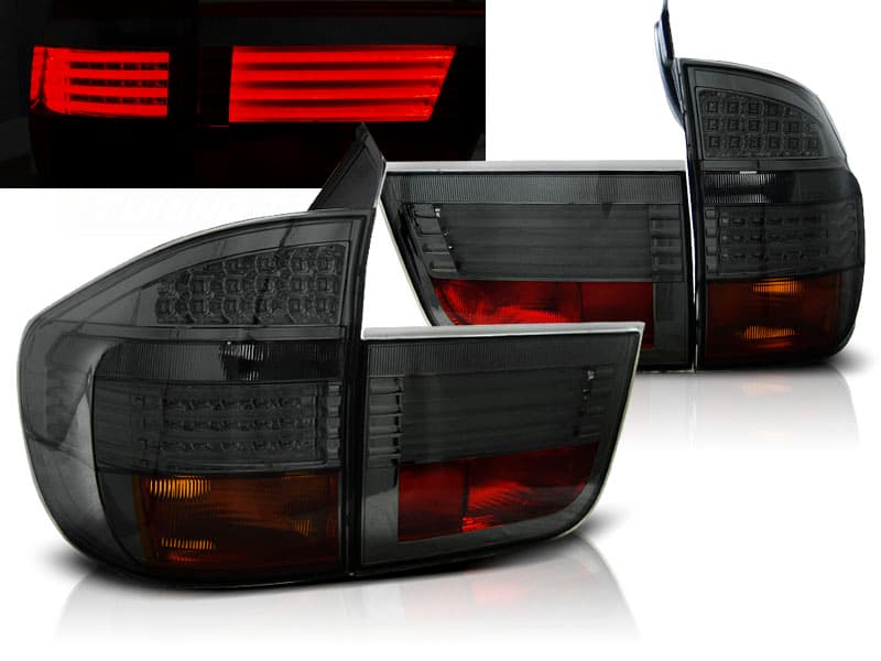 Zadné svetlá BMW E70 X5 07-10 LED Red Smoke