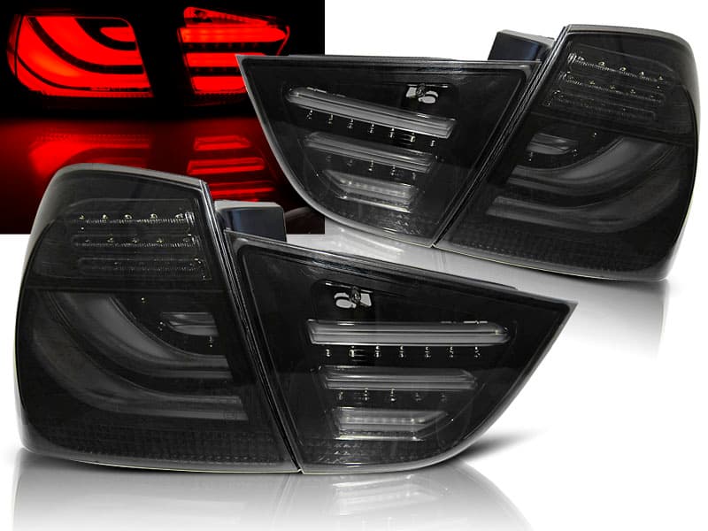 Zadné svetlá BMW E90 09-11 Sedan LED BAR Smoke
